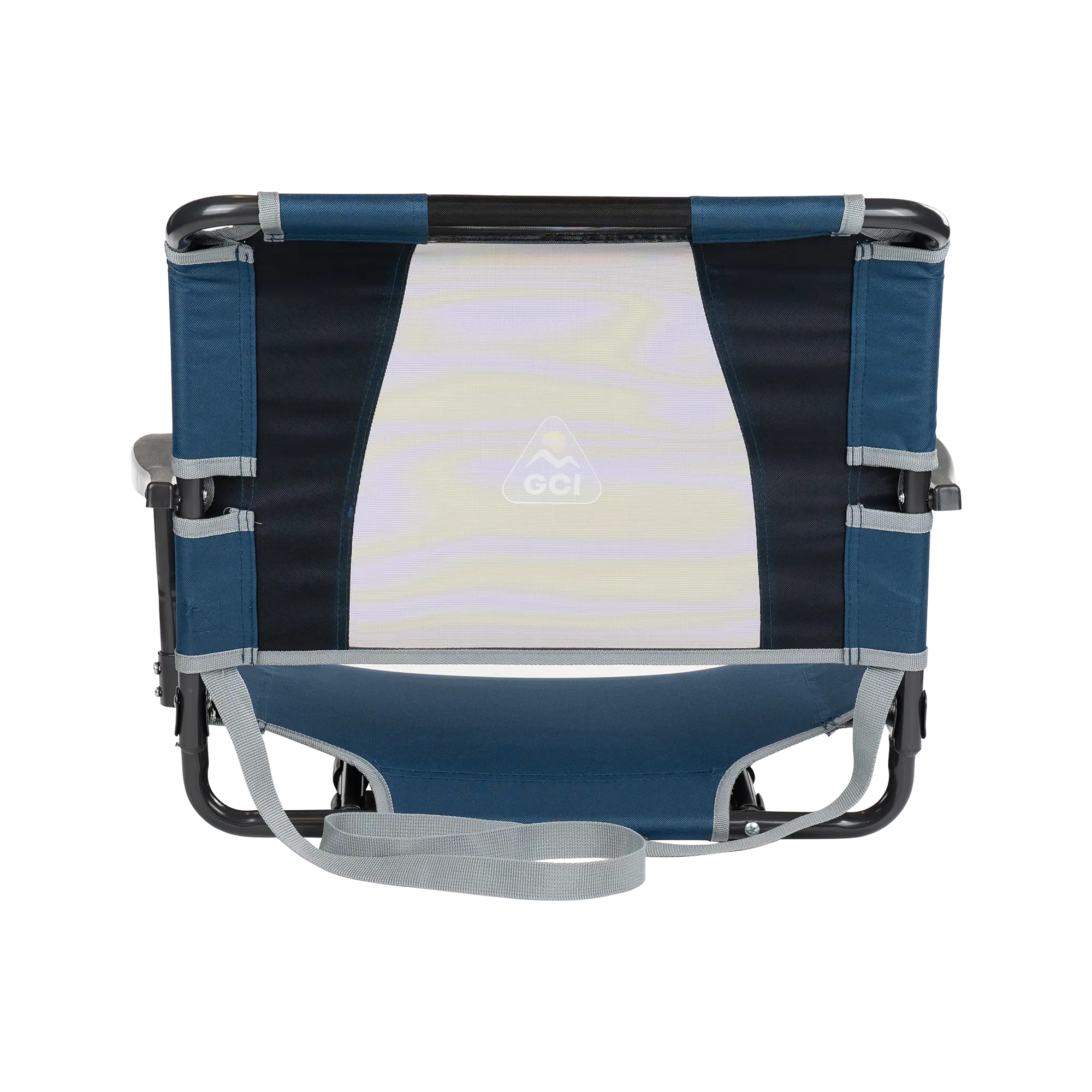 Bleacher-Friendly Big Comfort Stadium Chair with Armrests - Choice 465 - Lightweight Folding Bleacher Chair with Cushioning Detail