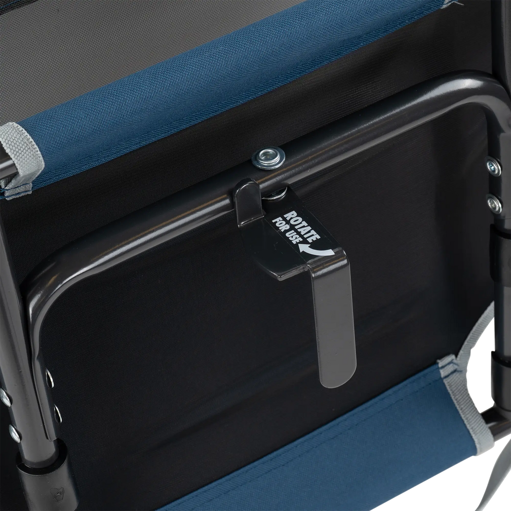 Bleacher-Friendly Big Comfort Stadium Chair with Armrests - Choice 465 - Lightweight Folding Bleacher Chair with Cushioning Detail