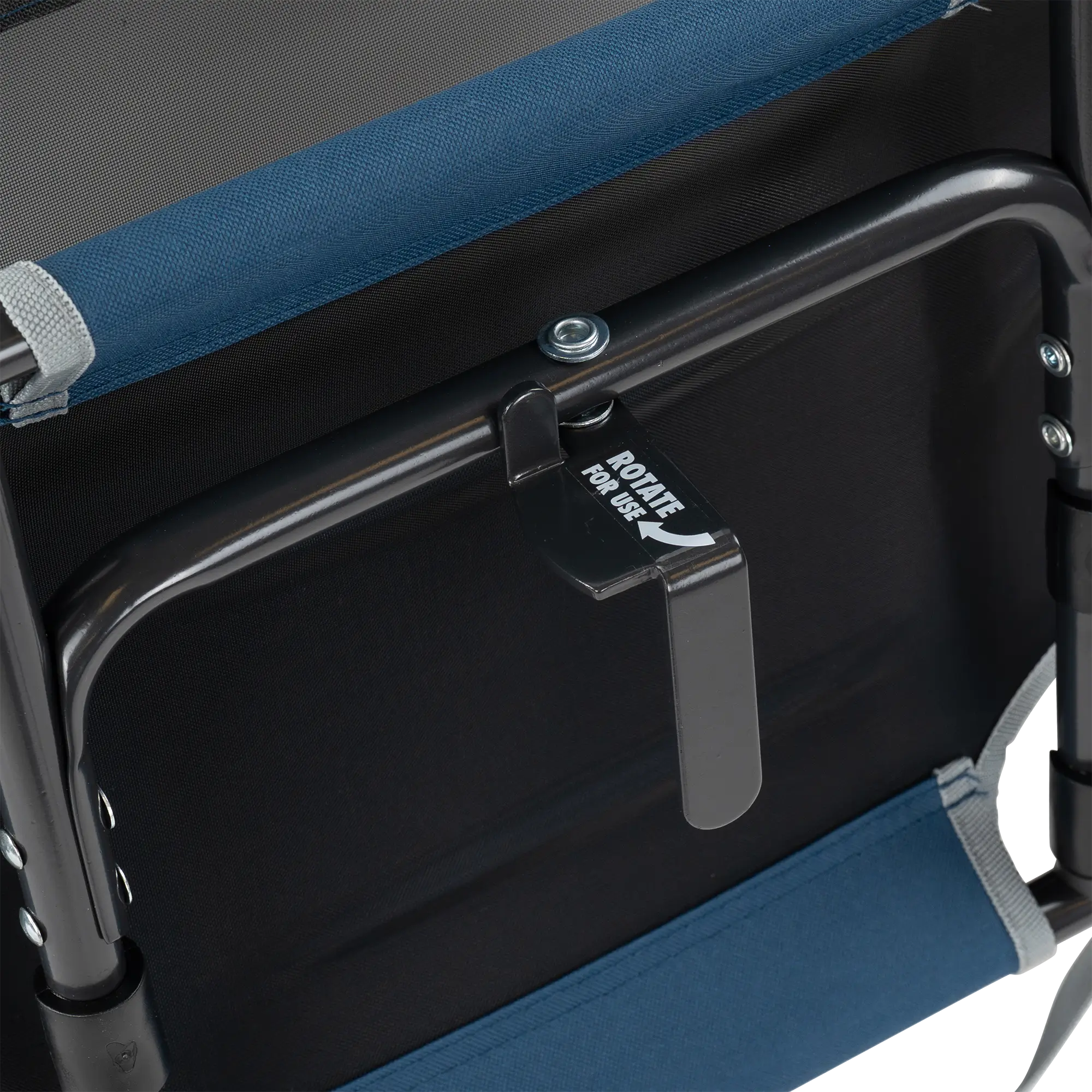 Bleacher-Friendly Big Comfort Stadium Chair with Armrests - Choice 465 - Lightweight Folding Bleacher Chair with Cushioning Detail