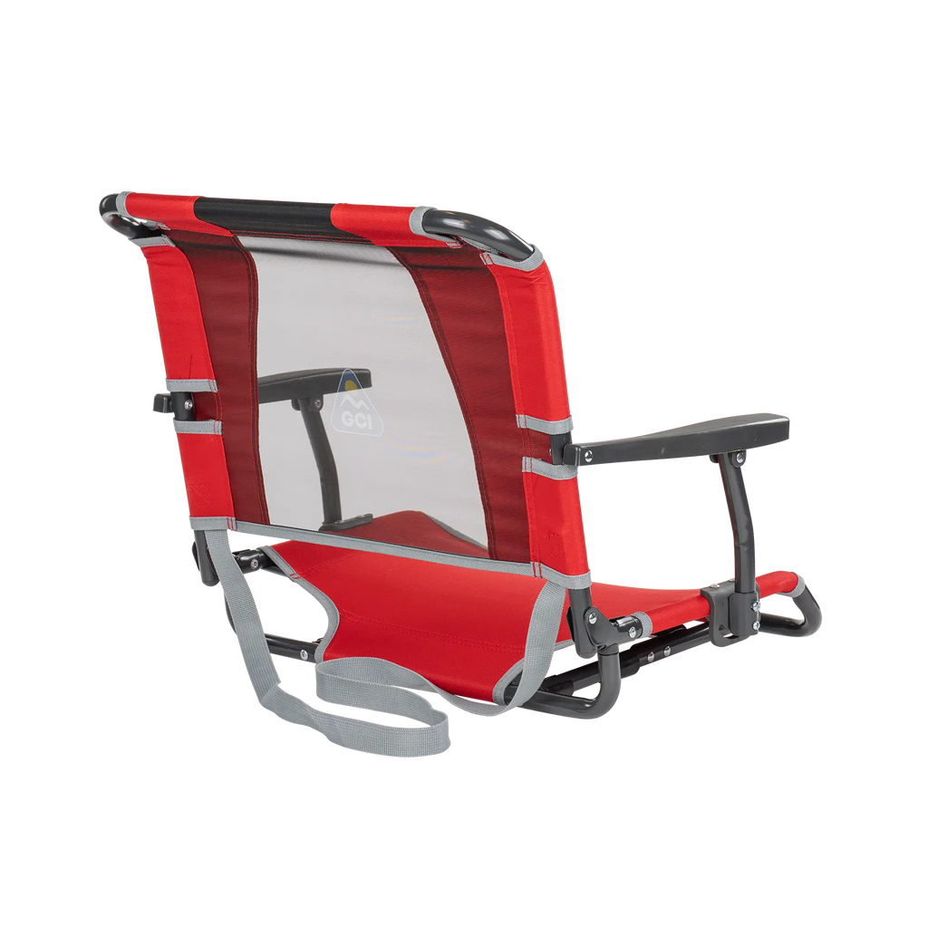 Bleacher-Friendly Big Comfort Stadium Chair with Armrests - Choice 465 - Lightweight Folding Bleacher Chair with Cushioning Detail