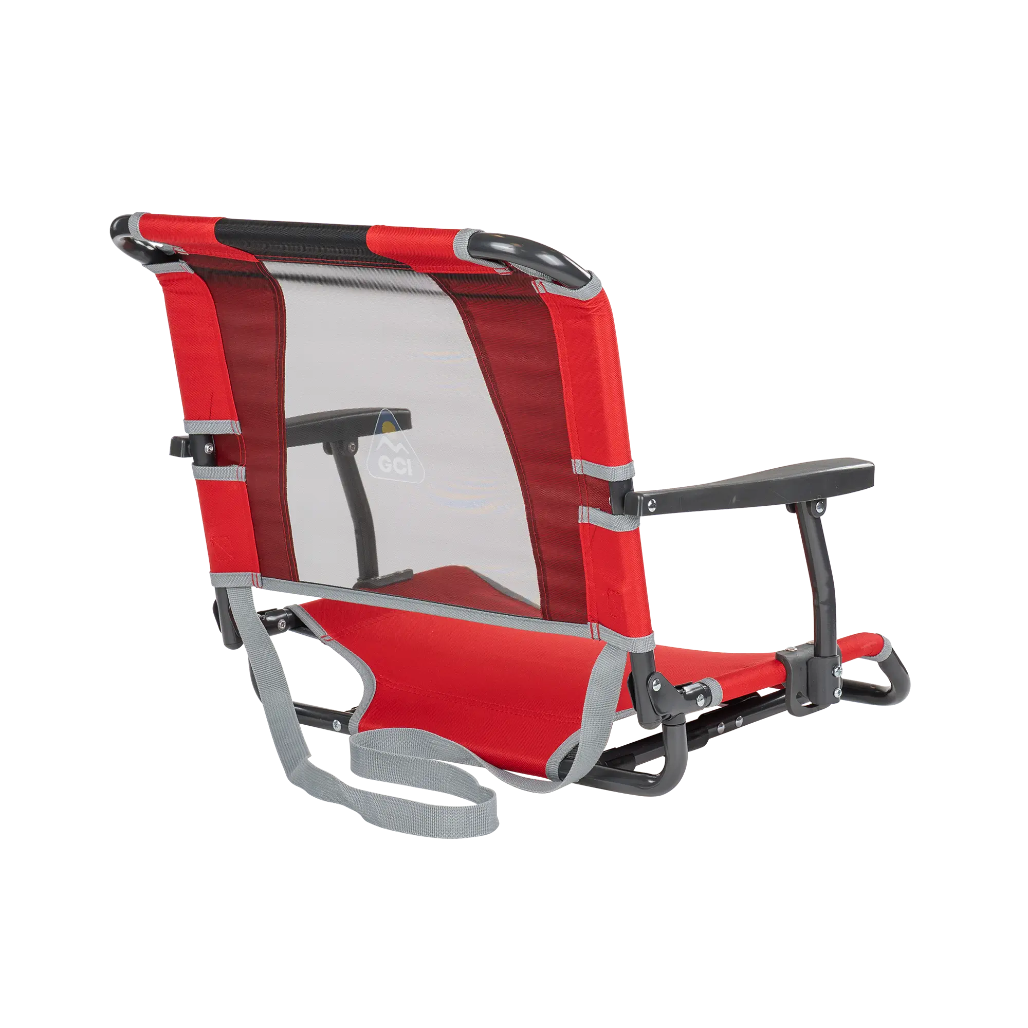 Bleacher-Friendly Big Comfort Stadium Chair with Armrests - Choice 465 - Lightweight Folding Bleacher Chair with Cushioning Detail