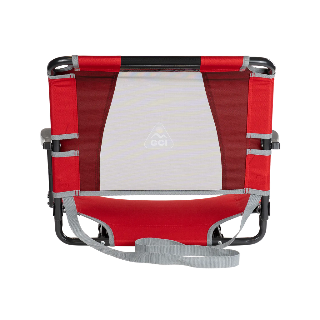 Bleacher-Friendly Big Comfort Stadium Chair with Armrests - Choice 465 - Lightweight Folding Bleacher Chair with Cushioning Detail
