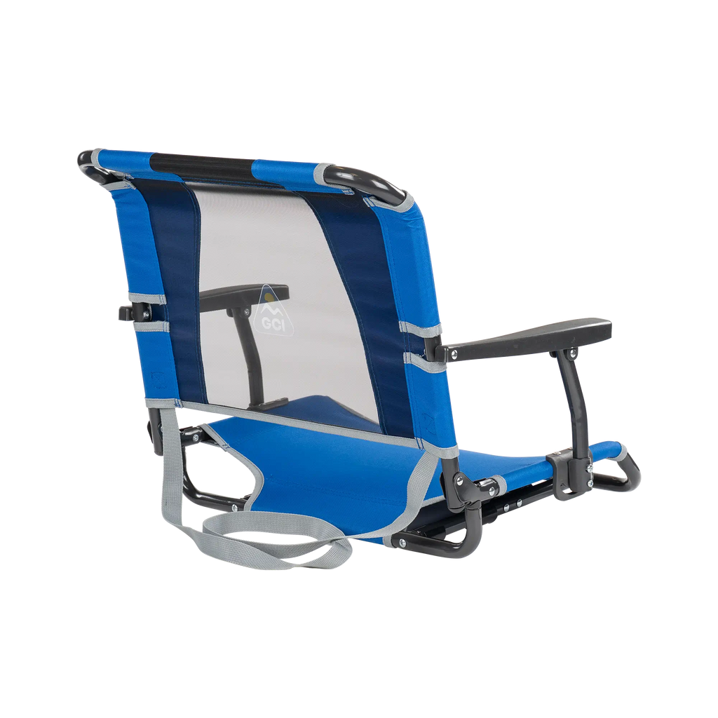 Bleacher-Friendly Big Comfort Stadium Chair with Armrests - Choice 465 - Lightweight Folding Bleacher Chair with Cushioning Detail