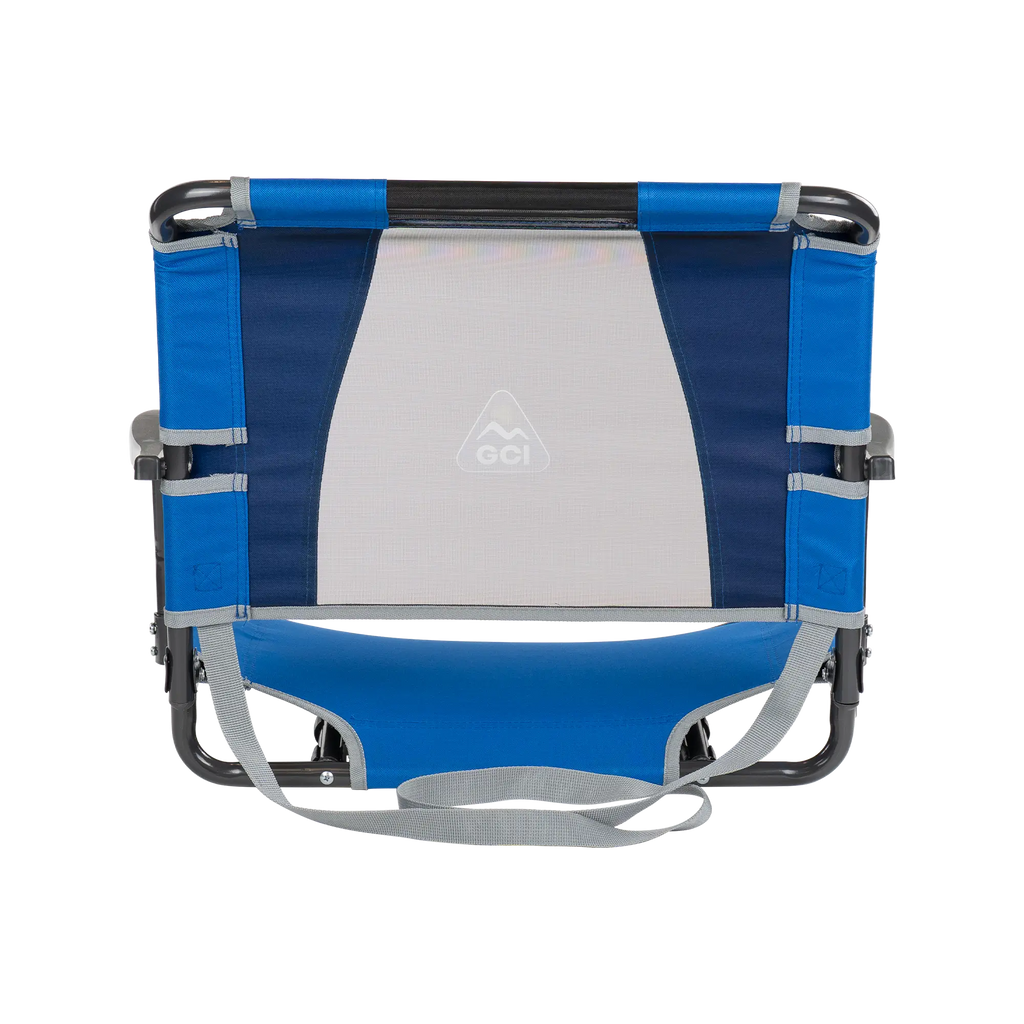 Bleacher-Friendly Big Comfort Stadium Chair with Armrests - Choice 465 - Lightweight Folding Bleacher Chair with Cushioning Detail
