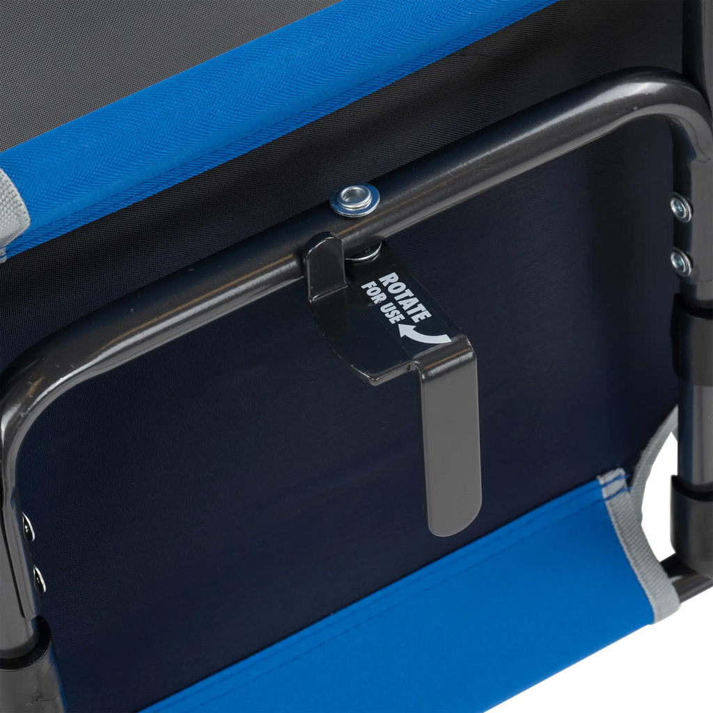 Bleacher-Friendly Big Comfort Stadium Chair with Armrests - Choice 465 - Lightweight Folding Bleacher Chair with Cushioning Detail