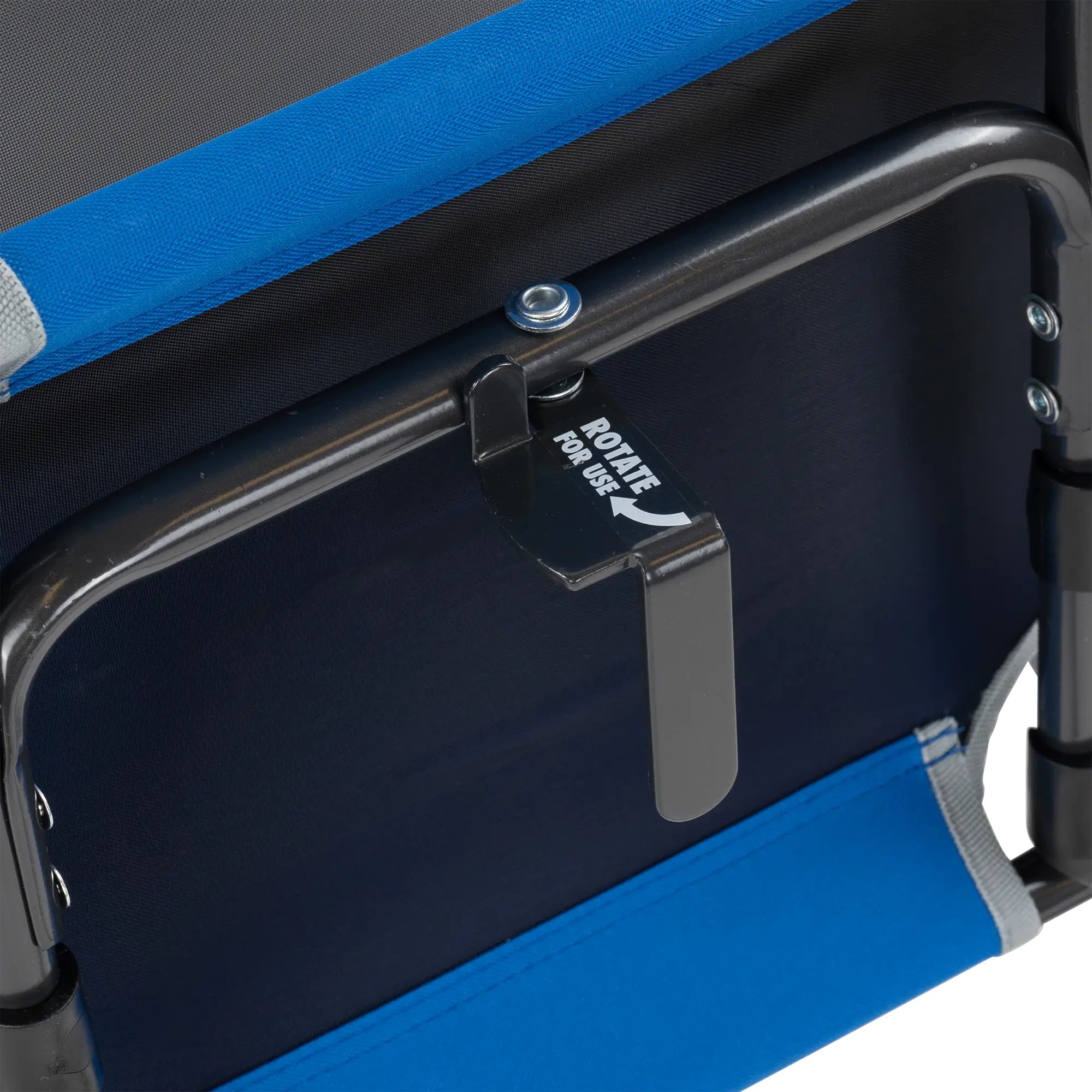 Bleacher-Friendly Big Comfort Stadium Chair with Armrests - Choice 465 - Lightweight Folding Bleacher Chair with Cushioning Detail