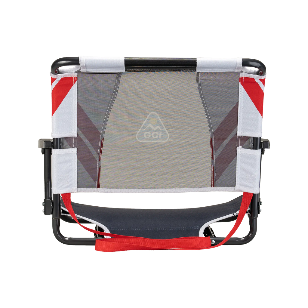 Bleacher-Friendly Big Comfort Stadium Chair with Armrests - Choice 465 - Lightweight Folding Bleacher Chair with Cushioning Detail