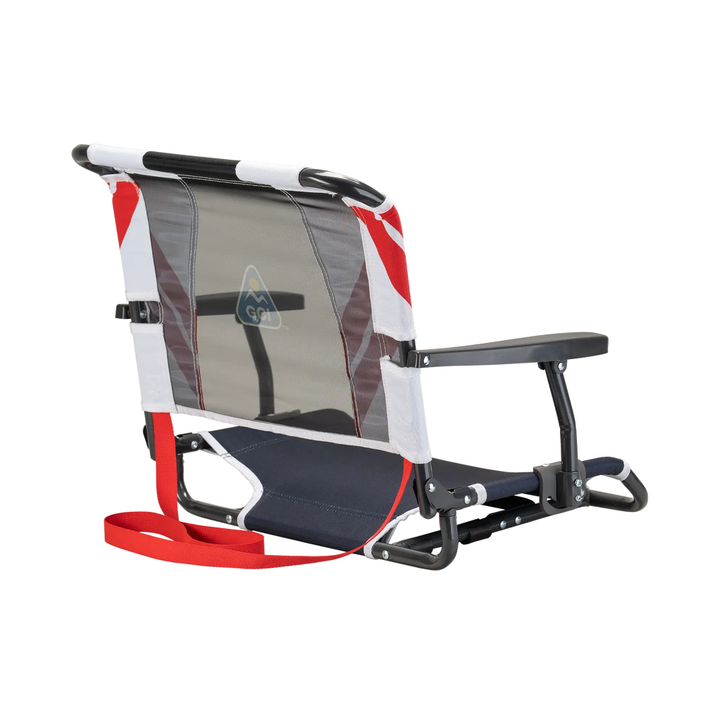 Bleacher-Friendly Big Comfort Stadium Chair with Armrests - Choice 465 - Lightweight Folding Bleacher Chair with Cushioning Detail