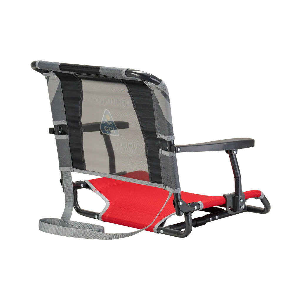 Bleacher-Friendly Big Comfort Stadium Chair with Armrests - Choice 465 - Lightweight Folding Bleacher Chair with Cushioning Detail