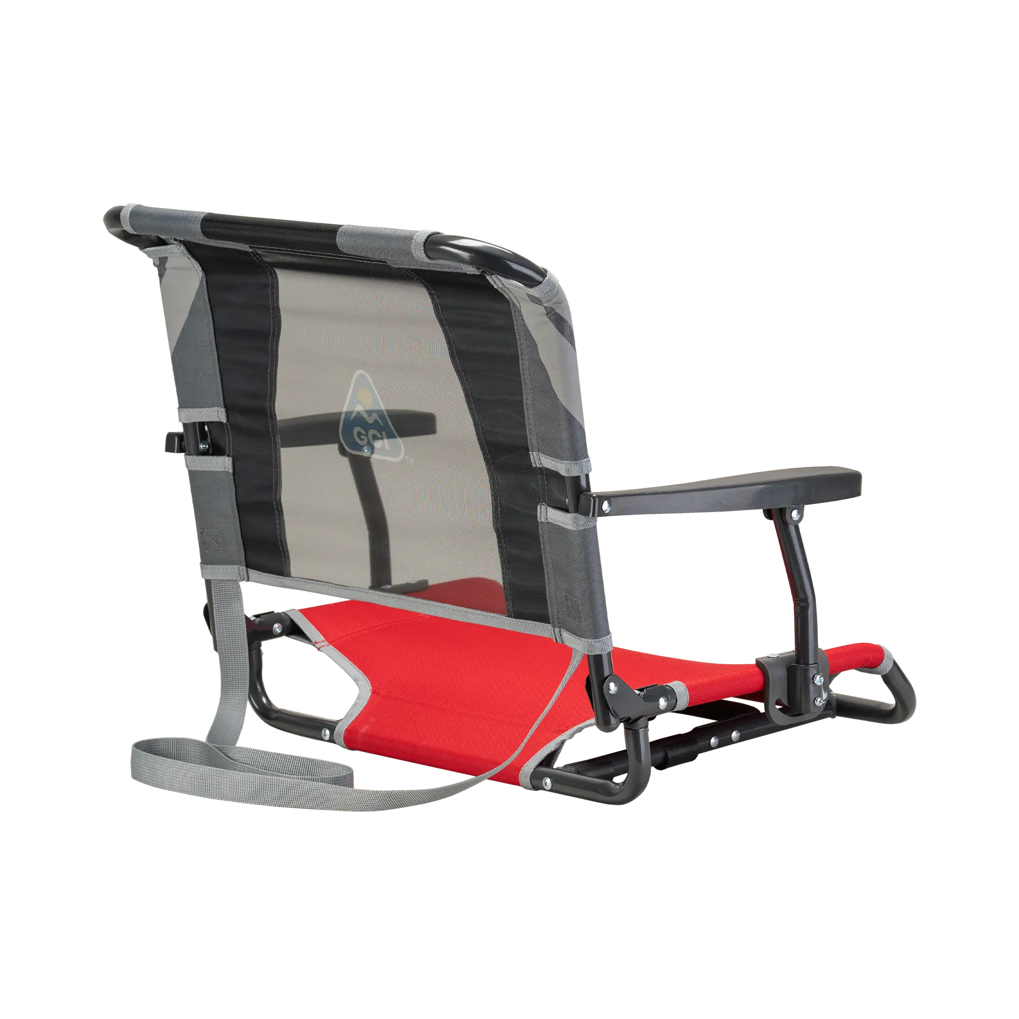 Bleacher-Friendly Big Comfort Stadium Chair with Armrests - Choice 465 - Lightweight Folding Bleacher Chair with Cushioning Detail