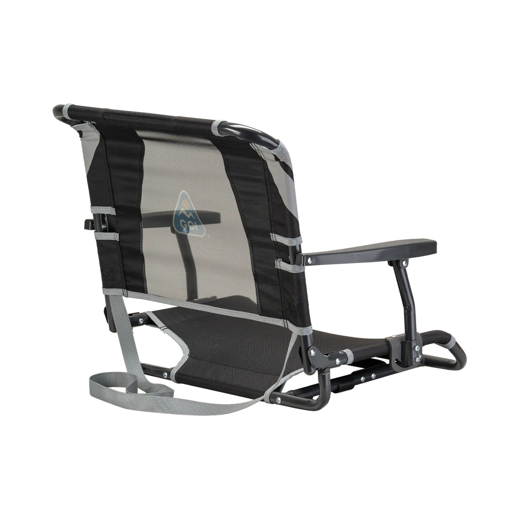 Bleacher-Friendly Big Comfort Stadium Chair with Armrests - Choice 465 - Lightweight Folding Bleacher Chair with Cushioning Detail