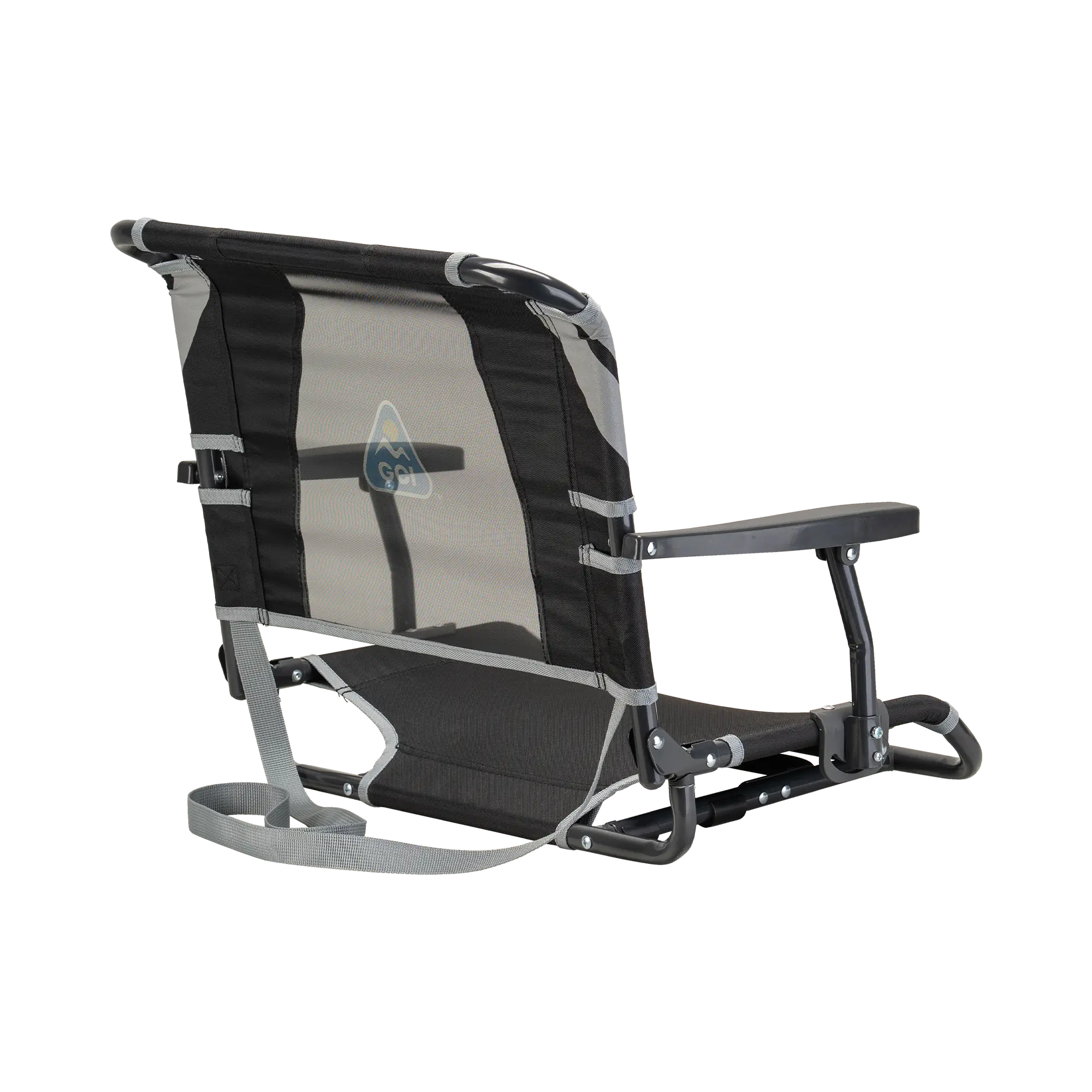Bleacher-Friendly Big Comfort Stadium Chair with Armrests - Choice 465 - Lightweight Folding Bleacher Chair with Cushioning Detail