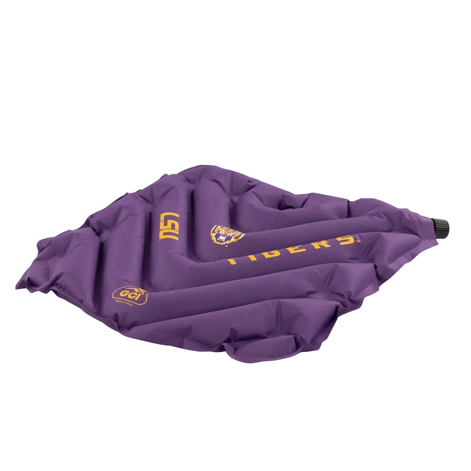 Ergonomic Back-Support College V Seat Inflatable Stadium Cushion - LSU Tigers - Choice 762 - Ergonomic Portable Stadium Seat for Sports Events Detail