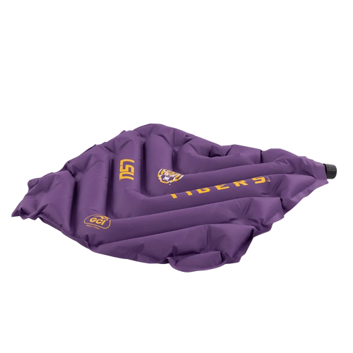 Ergonomic Back-Support College V Seat Inflatable Stadium Cushion - LSU Tigers - Choice 762 - Ergonomic Portable Stadium Seat for Sports Events Detail