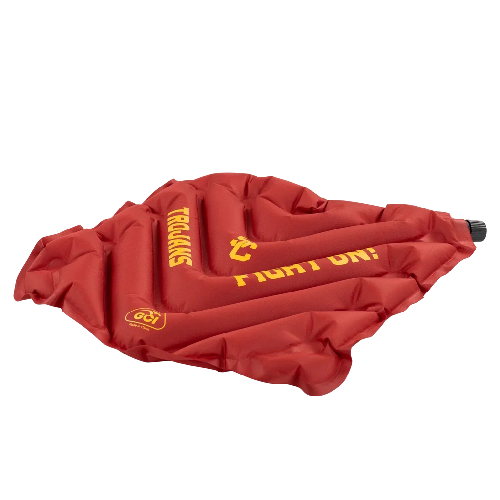 Ergonomic Back-Support College V Seat Inflatable Stadium Cushion - USC Trojans - Choice 523 - Ergonomic Portable Stadium Seat for Sports Events Detail