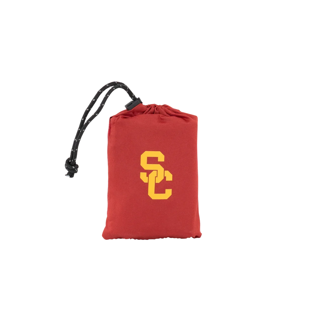 Ergonomic Back-Support College V Seat Inflatable Stadium Cushion - USC Trojans - Choice 523 - Ergonomic Portable Stadium Seat for Sports Events Detail