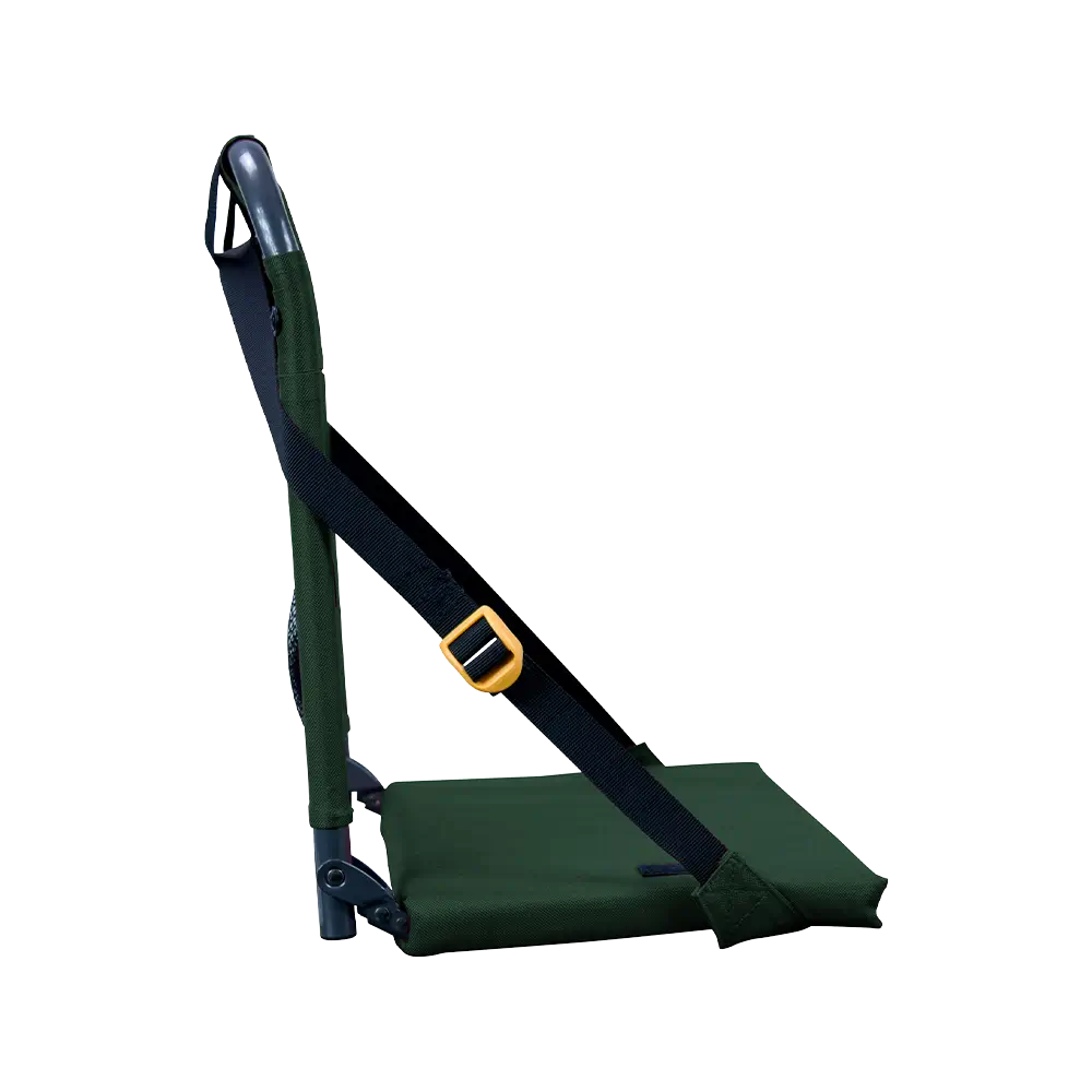 Secure-Hook BleacherBack - Choice 696 - Lightweight Folding Bleacher Chair with Cushioning Detail