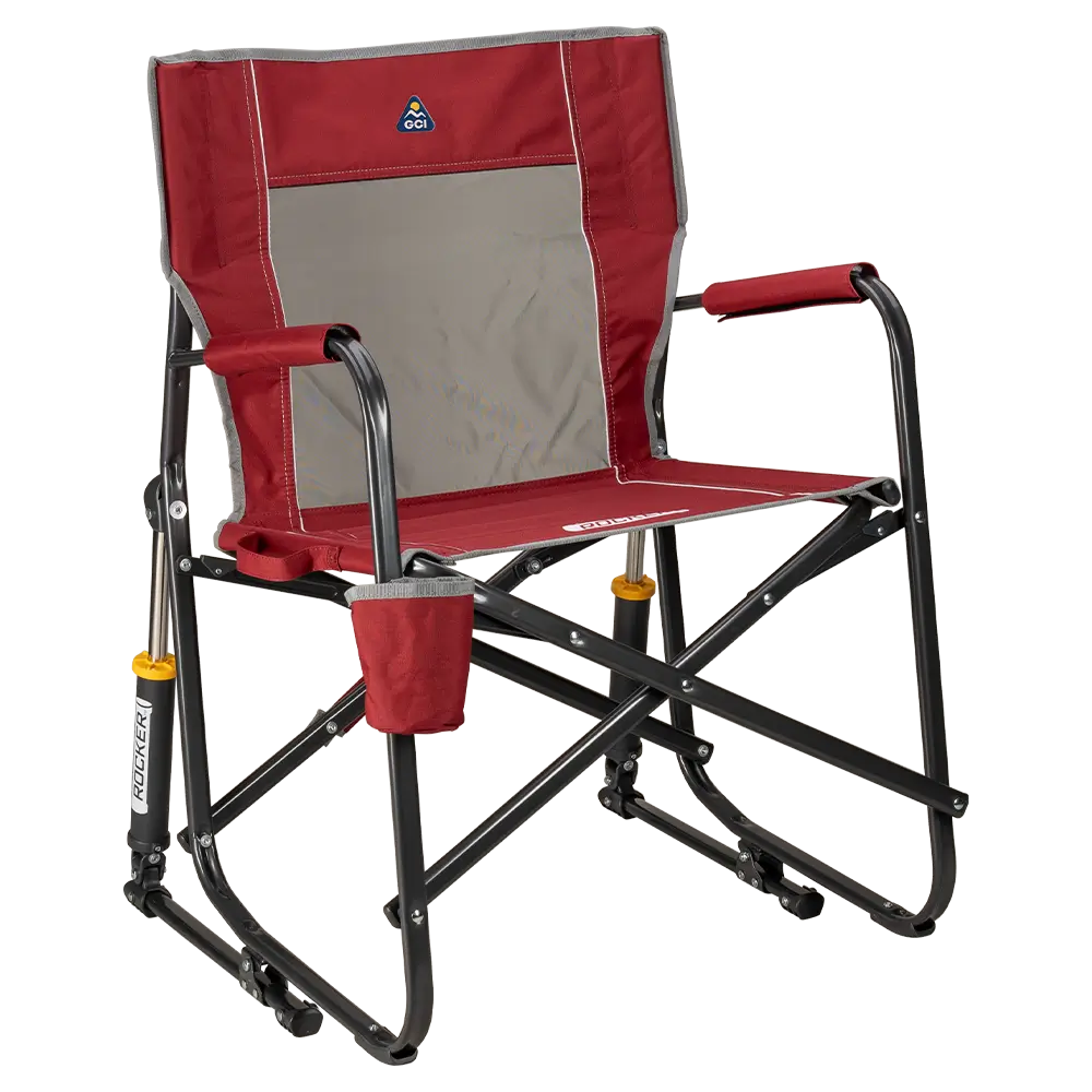 Smooth Motion Freestyle Rocker - Choice 711 - Freestyle Rocker Portable Outdoor Folding Chair - Cinnamon