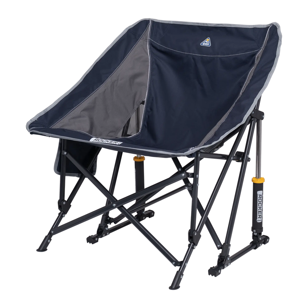 Patented Spring-Action Pod Rocker - Choice 933 - Heavy-Duty Kickback Rocker with Beverage Holder Detail