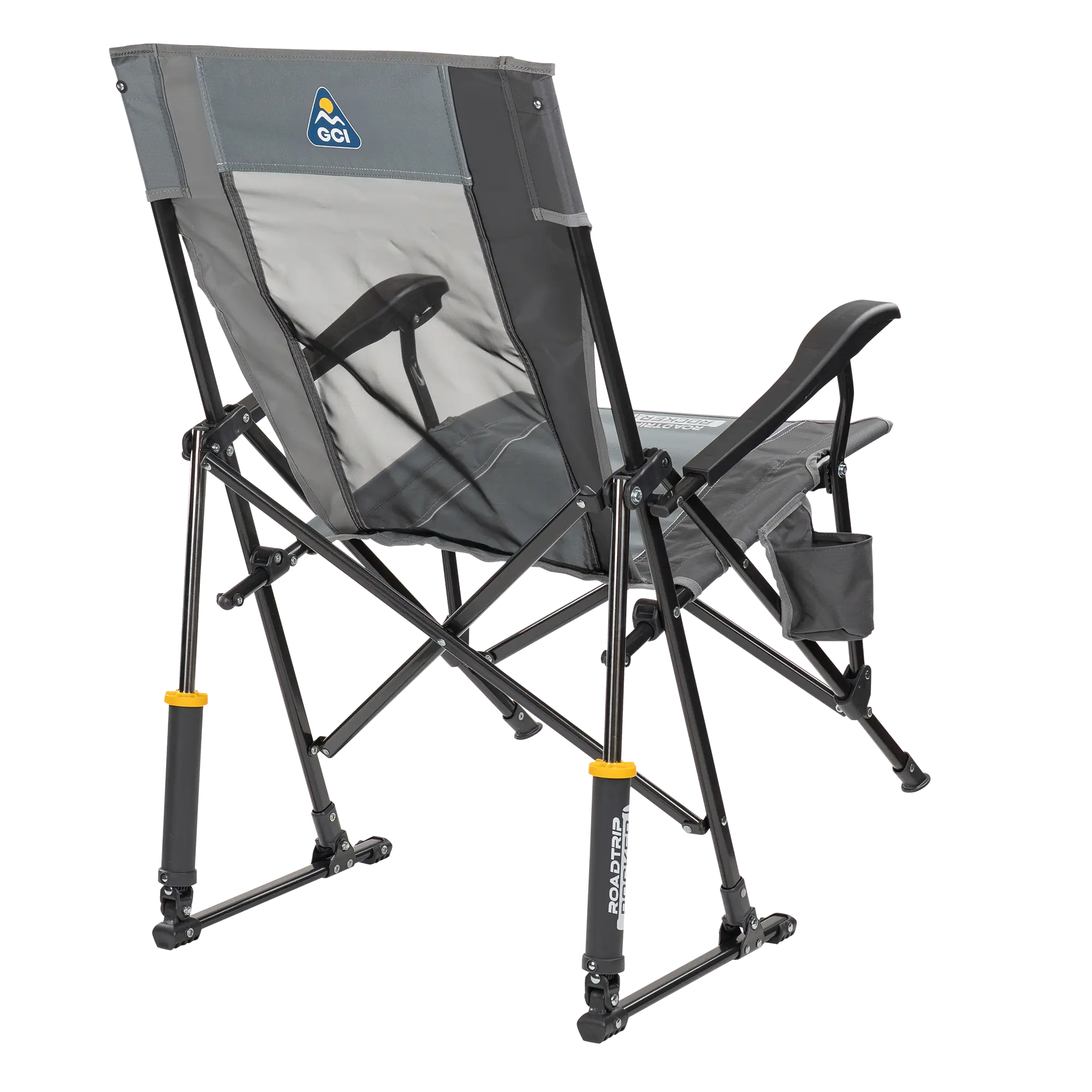 Premium All-Weather RoadTrip Rocker - Choice 855 - Patented Spring-Action Rocking Chair for Camping Detail