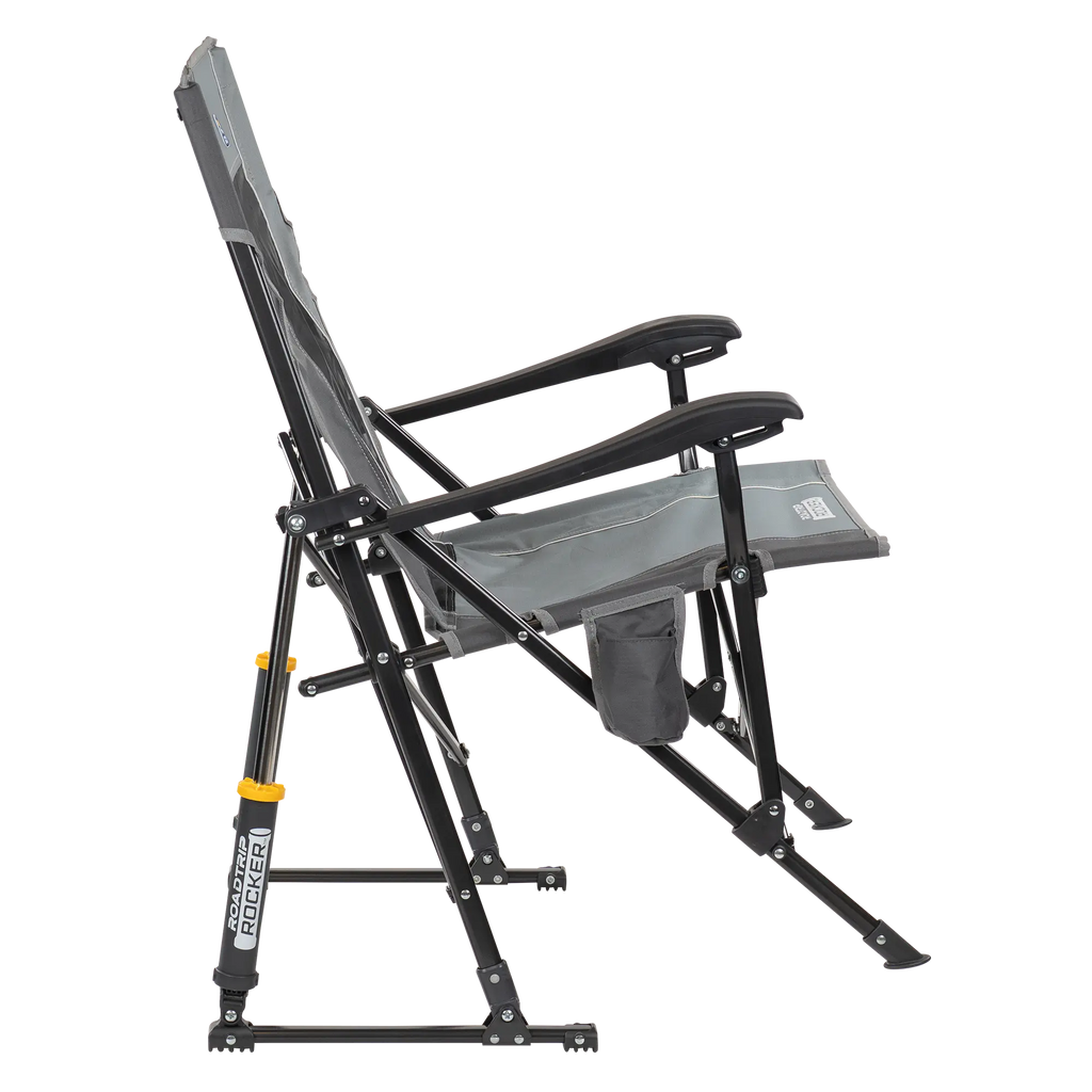 Premium All-Weather RoadTrip Rocker - Choice 855 - Patented Spring-Action Rocking Chair for Camping Detail