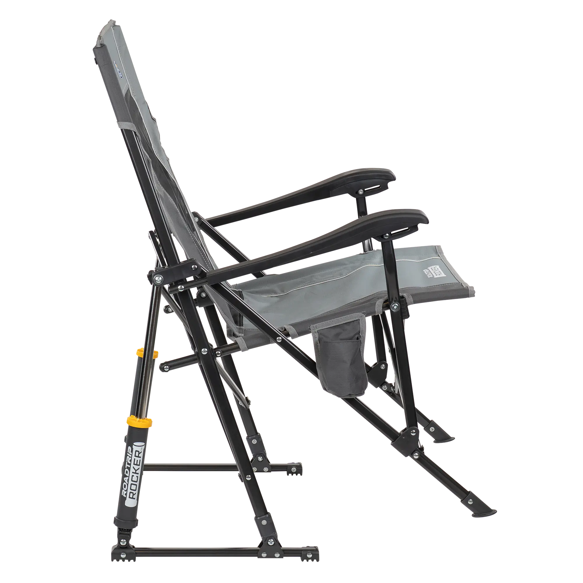 Premium All-Weather RoadTrip Rocker - Choice 855 - Patented Spring-Action Rocking Chair for Camping Detail