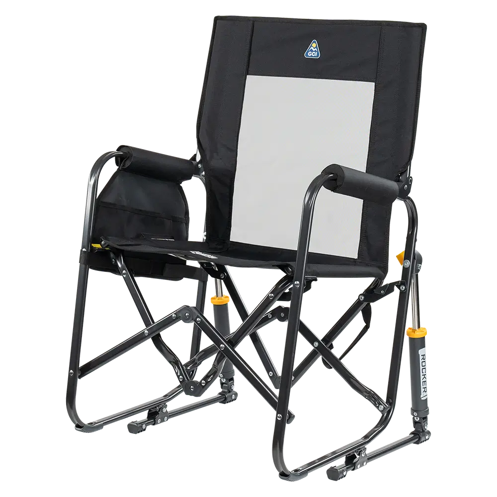 Patented Spring-Action Stowaway Rocker - Choice 794 - RoadTrip Rocker Smooth Motion Camp Chair Detail