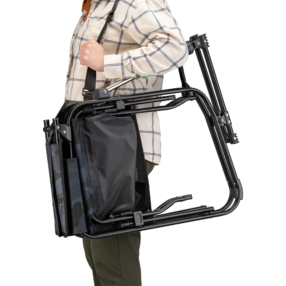 Patented Spring-Action Stowaway Rocker - Choice 794 - RoadTrip Rocker Smooth Motion Camp Chair Detail