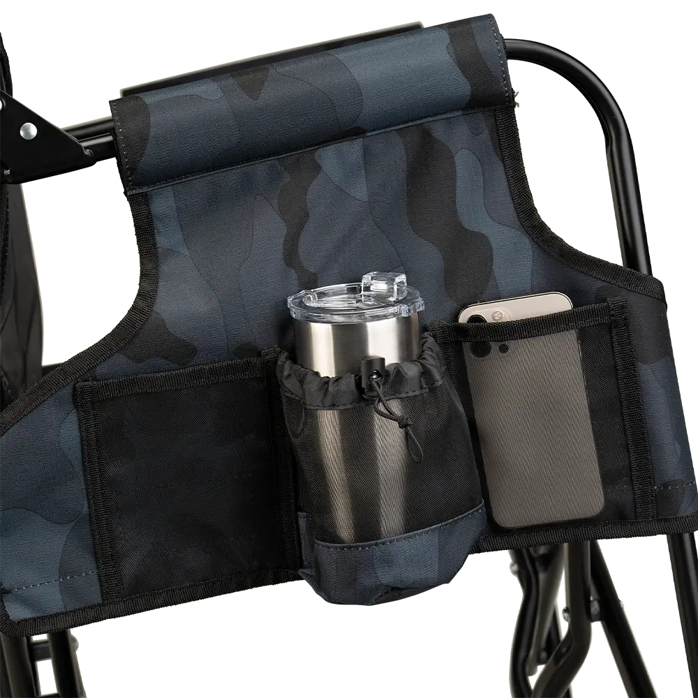 Patented Spring-Action Stowaway Rocker - Choice 794 - RoadTrip Rocker Smooth Motion Camp Chair Detail