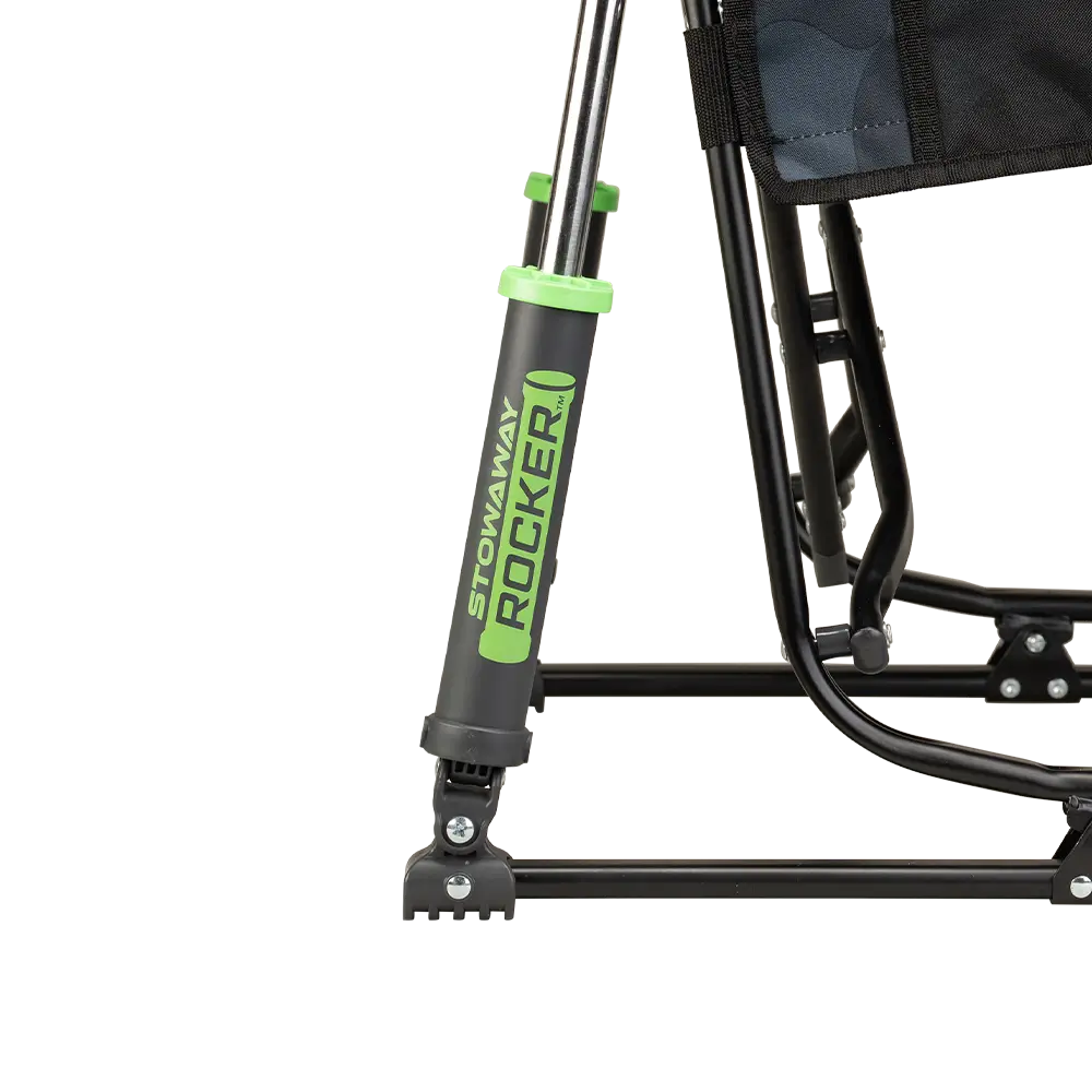 Patented Spring-Action Stowaway Rocker - Choice 794 - RoadTrip Rocker Smooth Motion Camp Chair Detail