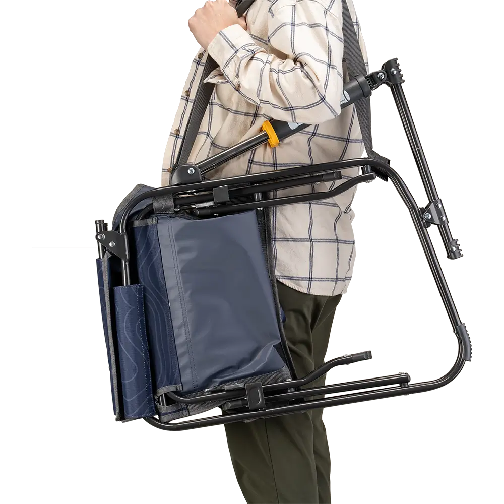 Patented Spring-Action Stowaway Rocker - Choice 794 - RoadTrip Rocker Smooth Motion Camp Chair Detail
