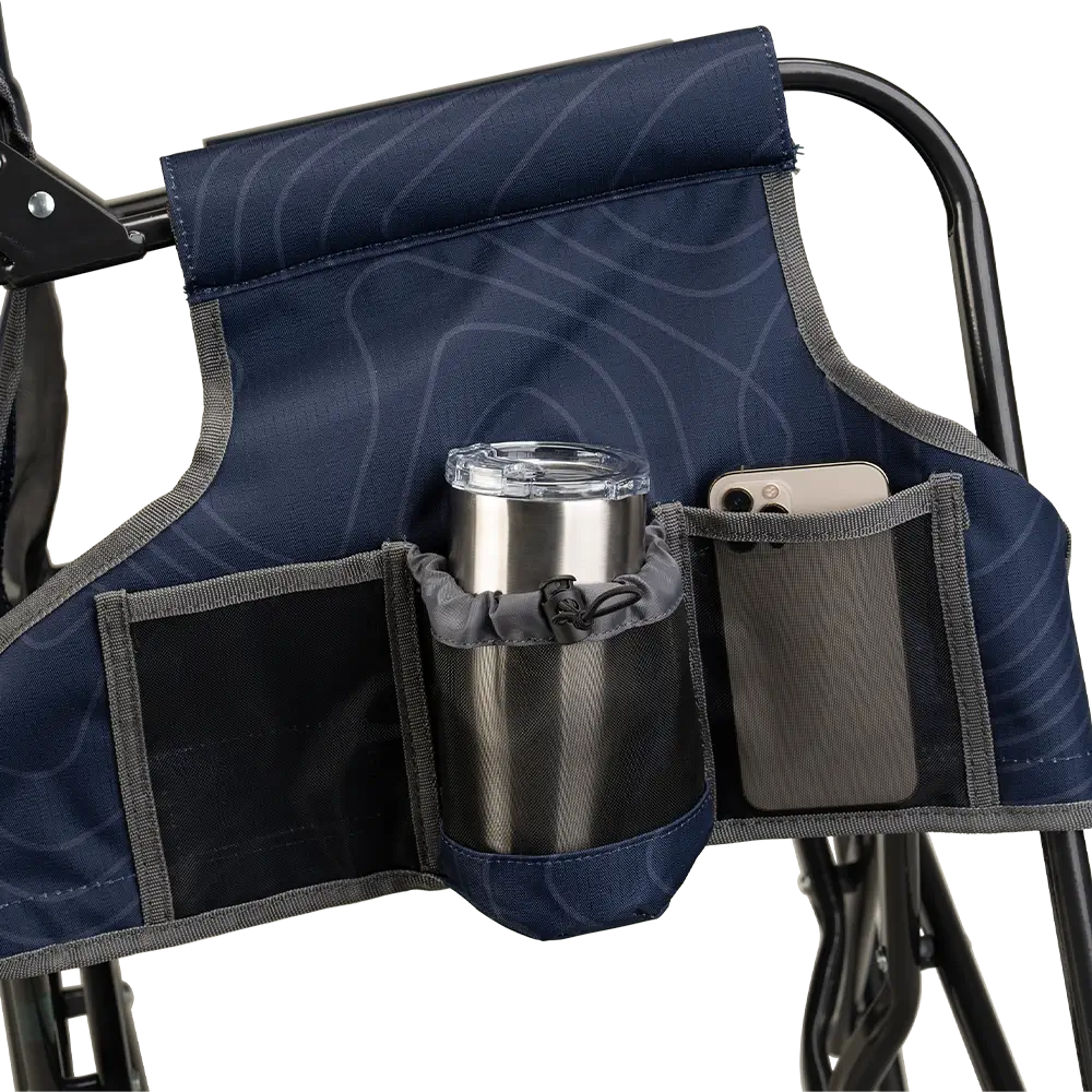 Patented Spring-Action Stowaway Rocker - Choice 794 - RoadTrip Rocker Smooth Motion Camp Chair Detail