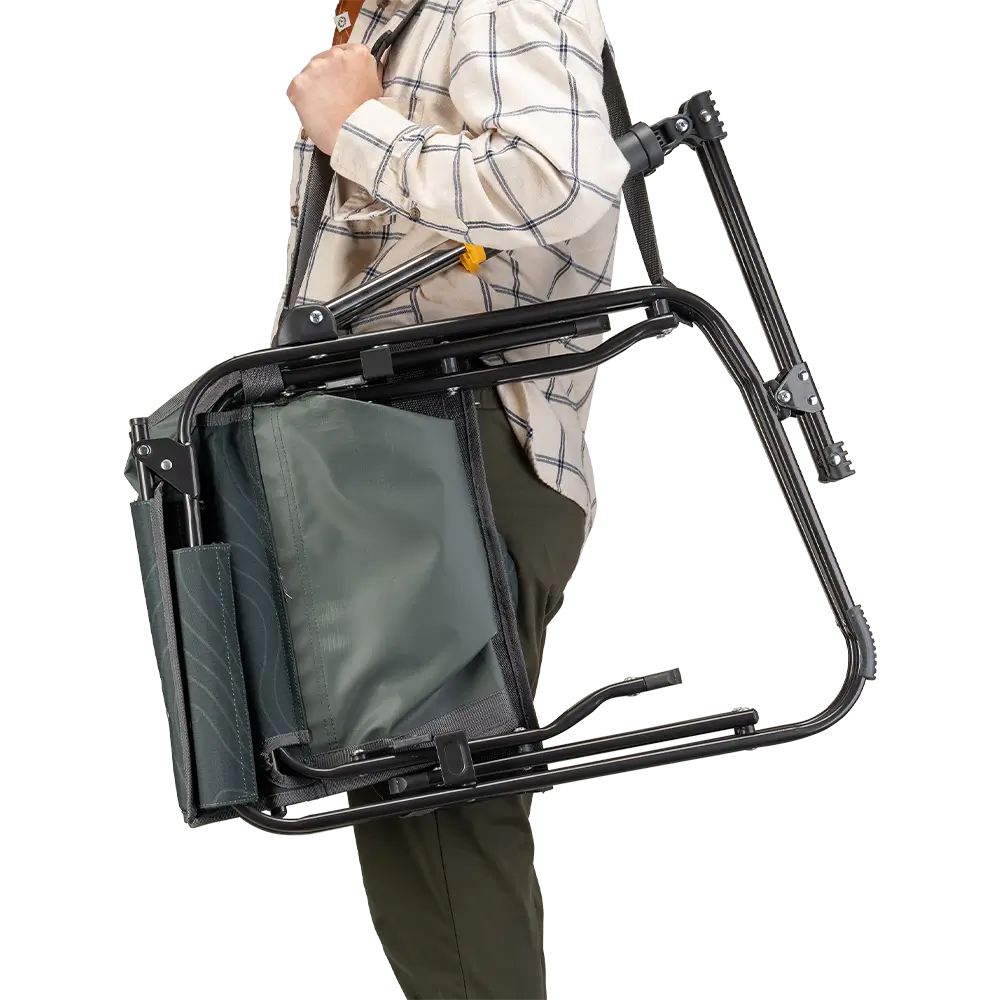 Patented Spring-Action Stowaway Rocker - Choice 794 - RoadTrip Rocker Smooth Motion Camp Chair Detail