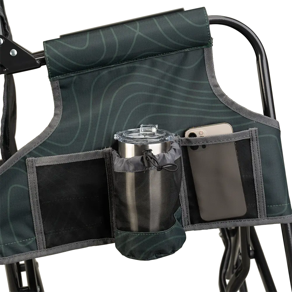 Patented Spring-Action Stowaway Rocker - Choice 794 - RoadTrip Rocker Smooth Motion Camp Chair Detail