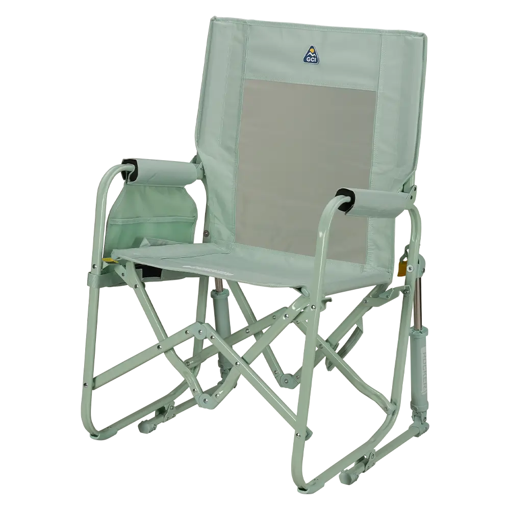 Patented Spring-Action Stowaway Rocker - Choice 794 - RoadTrip Rocker Smooth Motion Camp Chair Detail