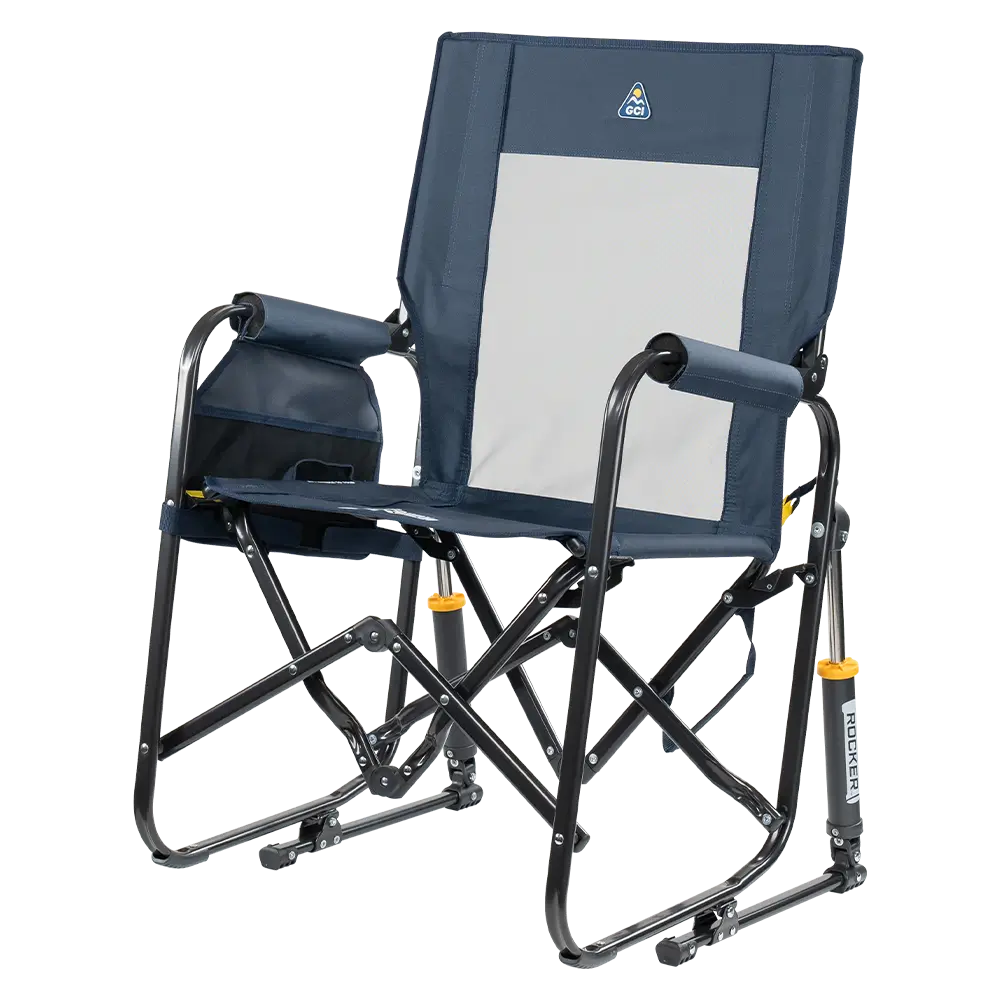 Patented Spring-Action Stowaway Rocker - Choice 794 - RoadTrip Rocker Smooth Motion Camp Chair Detail