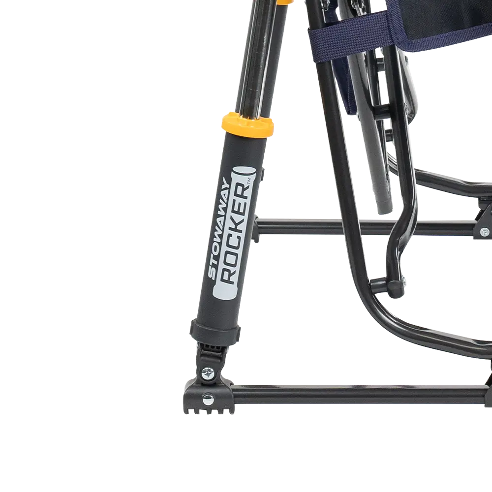 Patented Spring-Action Stowaway Rocker - Choice 794 - RoadTrip Rocker Smooth Motion Camp Chair Detail