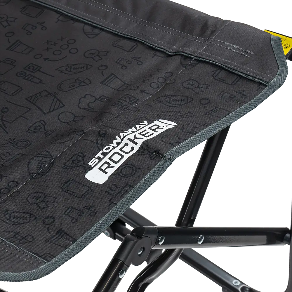 Patented Spring-Action Stowaway Rocker - Choice 794 - RoadTrip Rocker Smooth Motion Camp Chair Detail