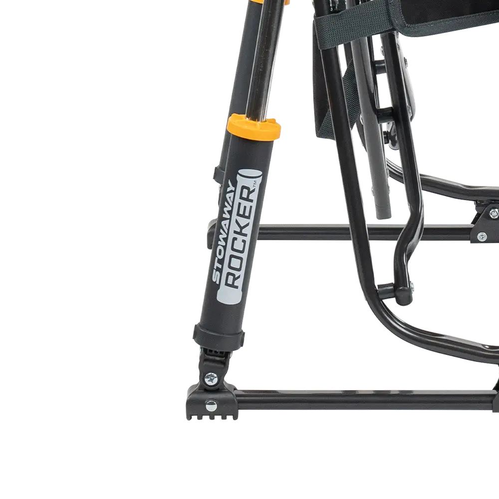 Patented Spring-Action Stowaway Rocker - Choice 794 - RoadTrip Rocker Smooth Motion Camp Chair Detail