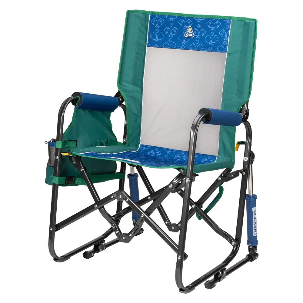 Patented Spring-Action Stowaway Rocker - Choice 794 - RoadTrip Rocker Smooth Motion Camp Chair Detail