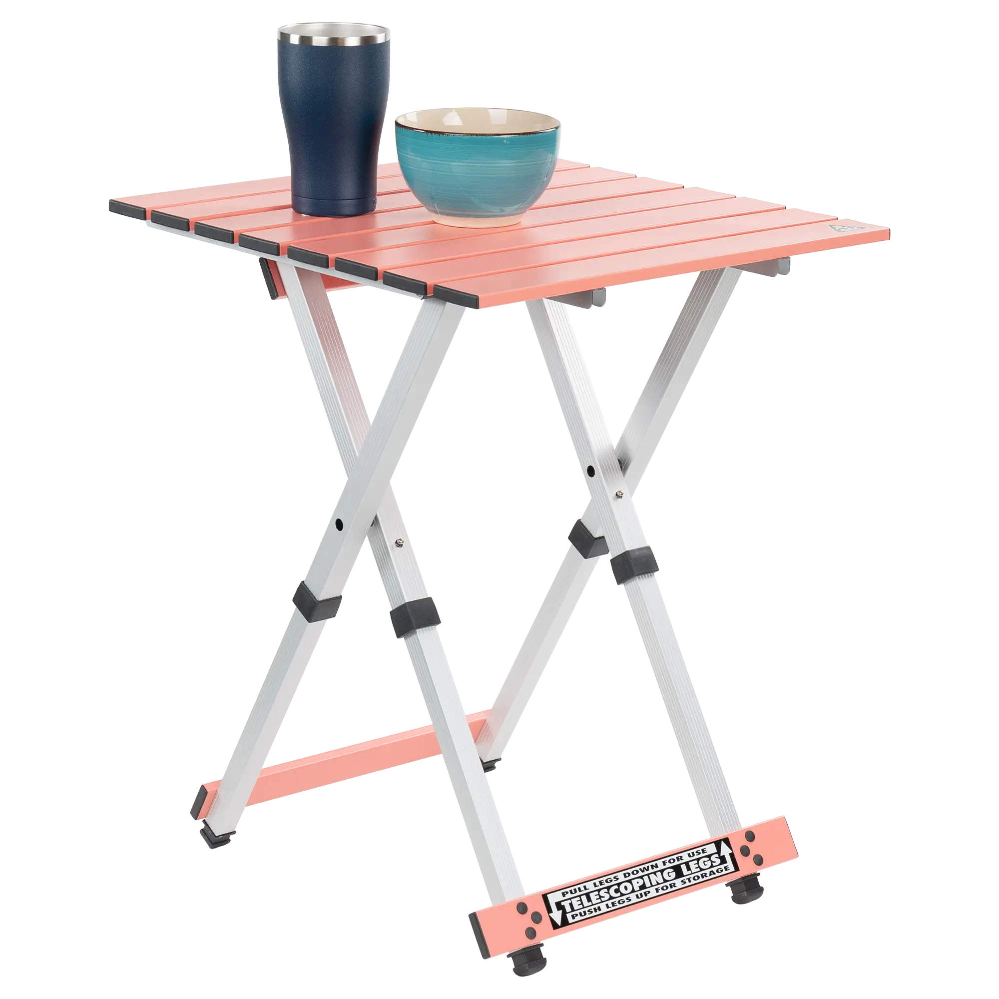 Multi-Functional Cook Compact Camp Table 20 - Choice 513 - Slim-Fold Outdoor Cook Station with Storage Shelves Detail