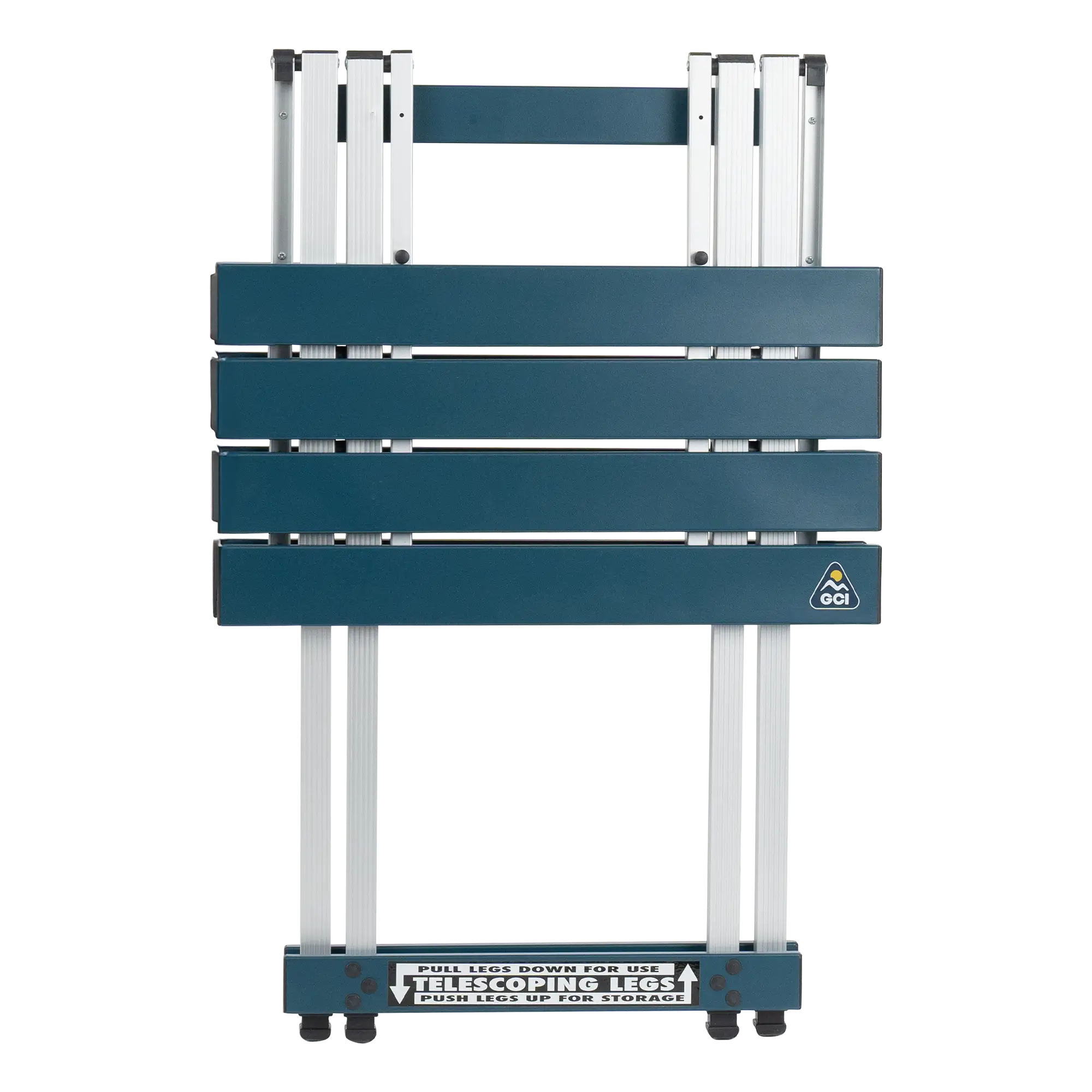 Multi-Functional Cook Compact Camp Table 20 - Choice 513 - Slim-Fold Outdoor Cook Station with Storage Shelves Detail