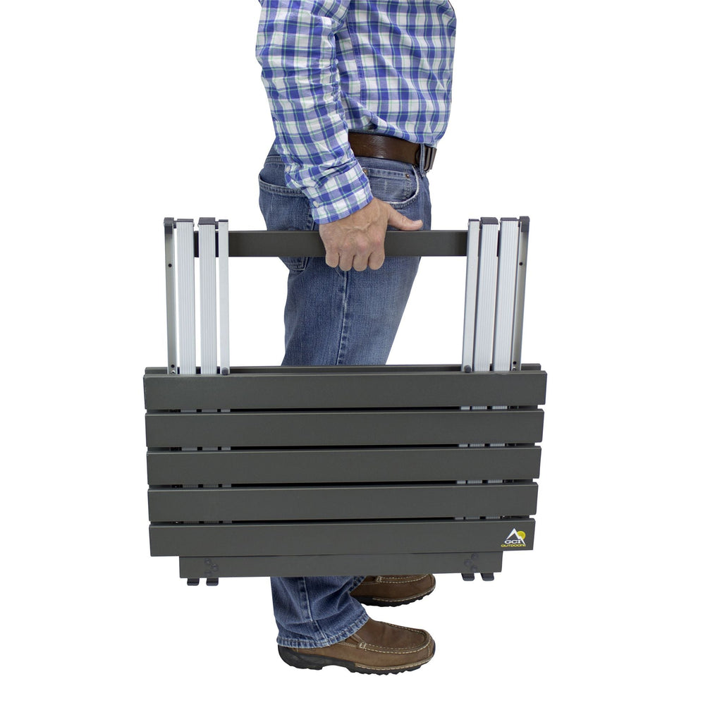 Multi-Functional Cook Compact Camp Table 25 - Choice 214 - Master Outdoor Kitchen Station for Tailgating & BBQ Detail