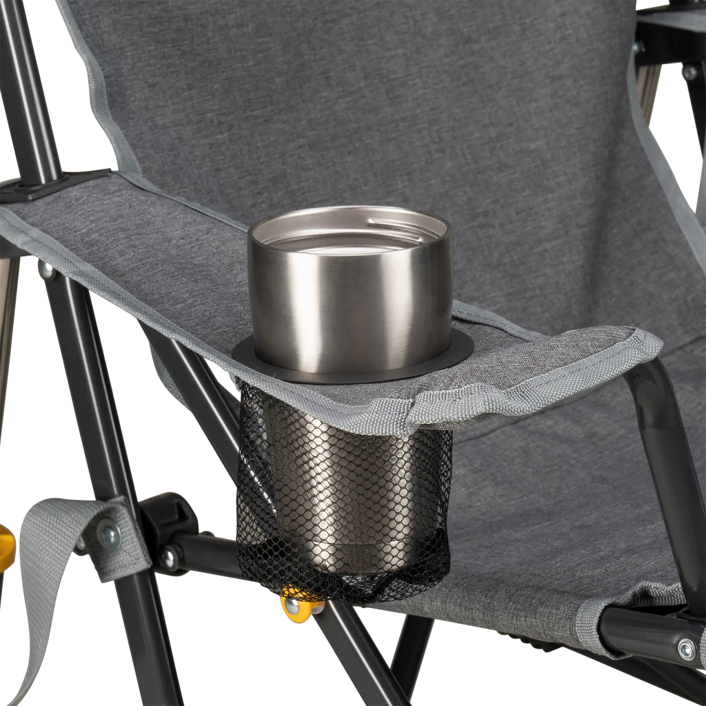 Luxury Camp Kickback Rocker - Choice 345 - Freestyle Rocker Portable Outdoor Folding Chair Detail