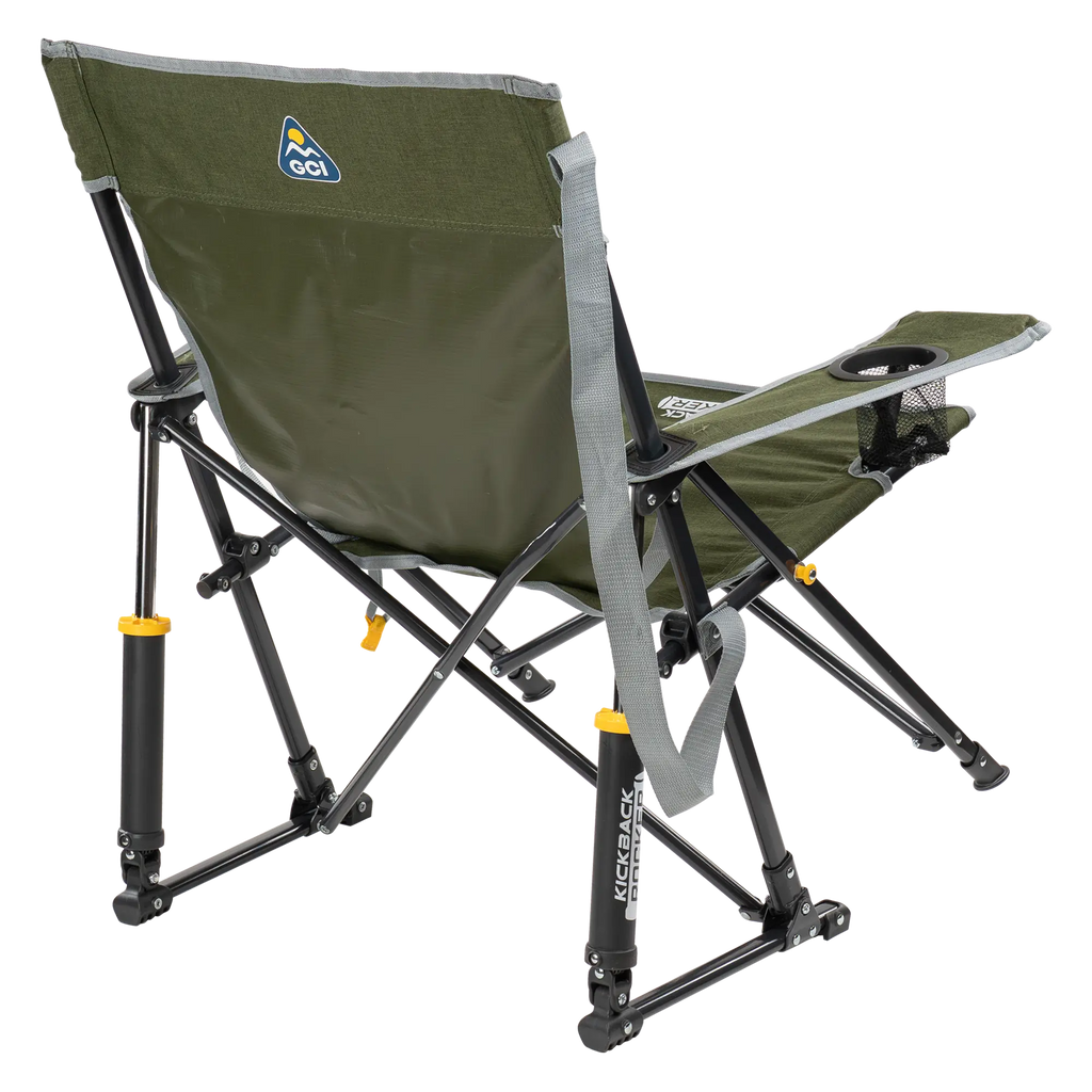 Luxury Camp Kickback Rocker - Choice 345 - Freestyle Rocker Portable Outdoor Folding Chair Detail