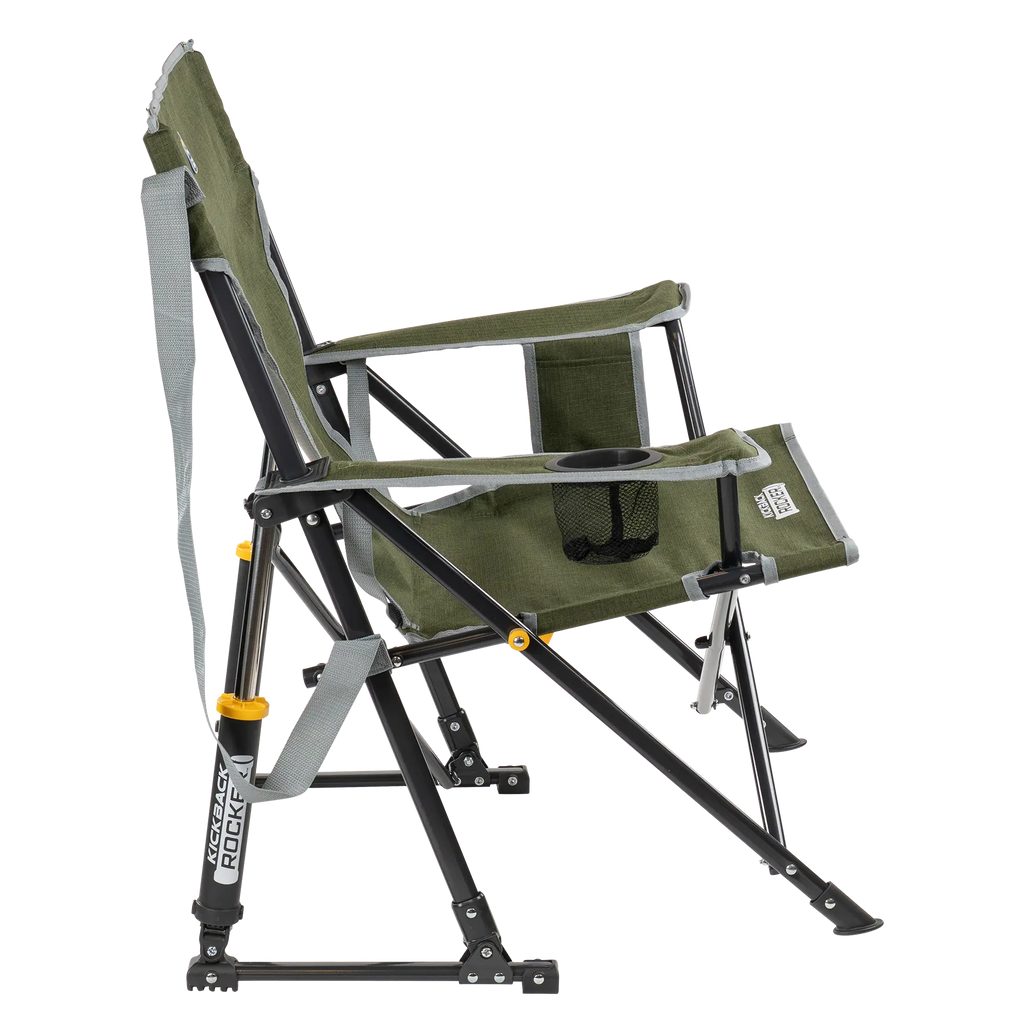 Luxury Camp Kickback Rocker - Choice 345 - Freestyle Rocker Portable Outdoor Folding Chair Detail