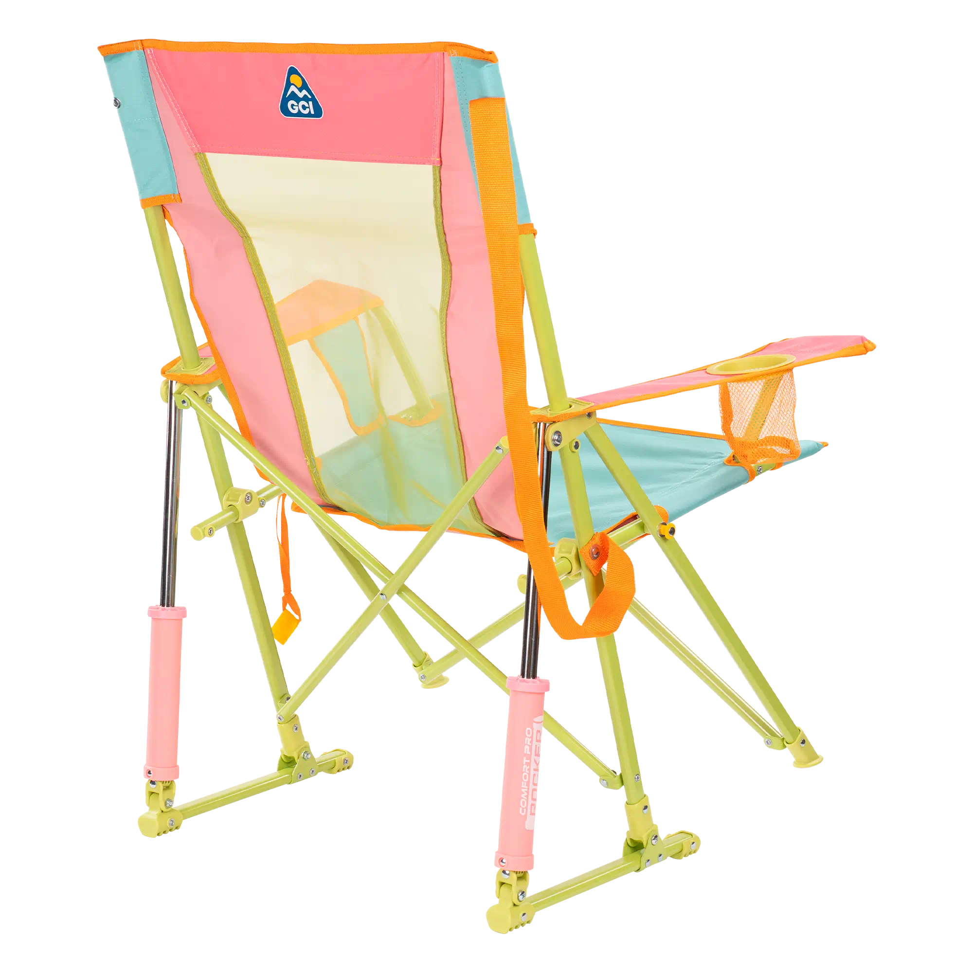 Smooth Motion Comfort Pro Rocker - Choice 375 - Freestyle Rocker Portable Outdoor Folding Chair Detail