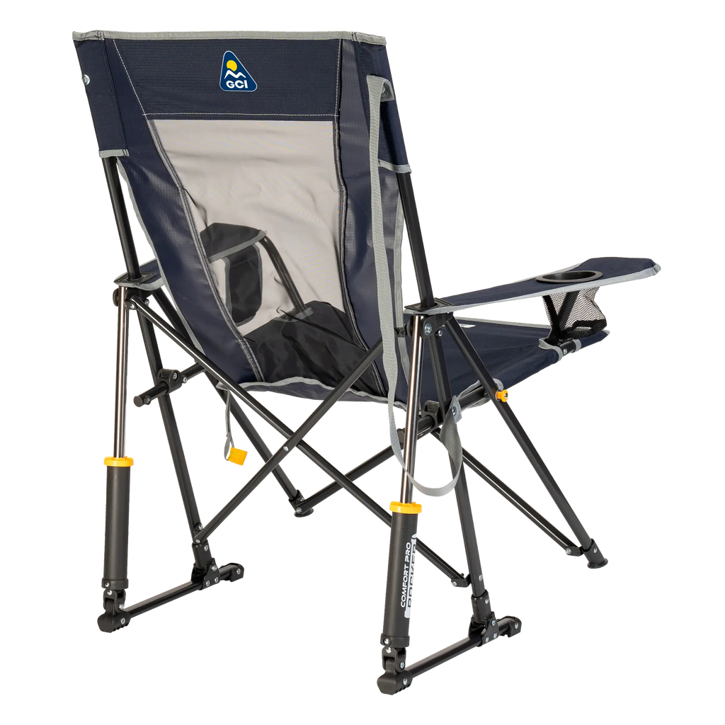 Smooth Motion Comfort Pro Rocker - Choice 375 - Freestyle Rocker Portable Outdoor Folding Chair Detail