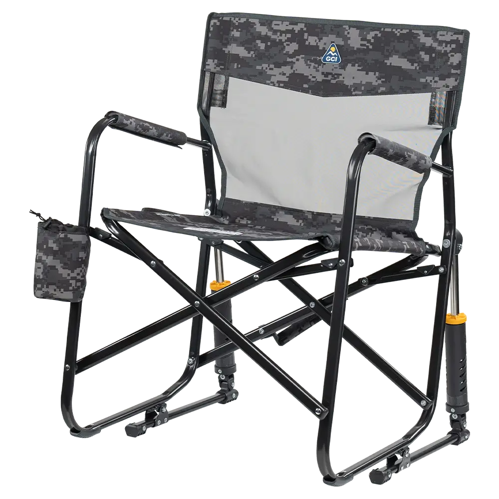 Patented Spring-Action Freestyle Rocker Elite - Choice 460 - Freestyle Rocker Portable Outdoor Folding Chair Detail
