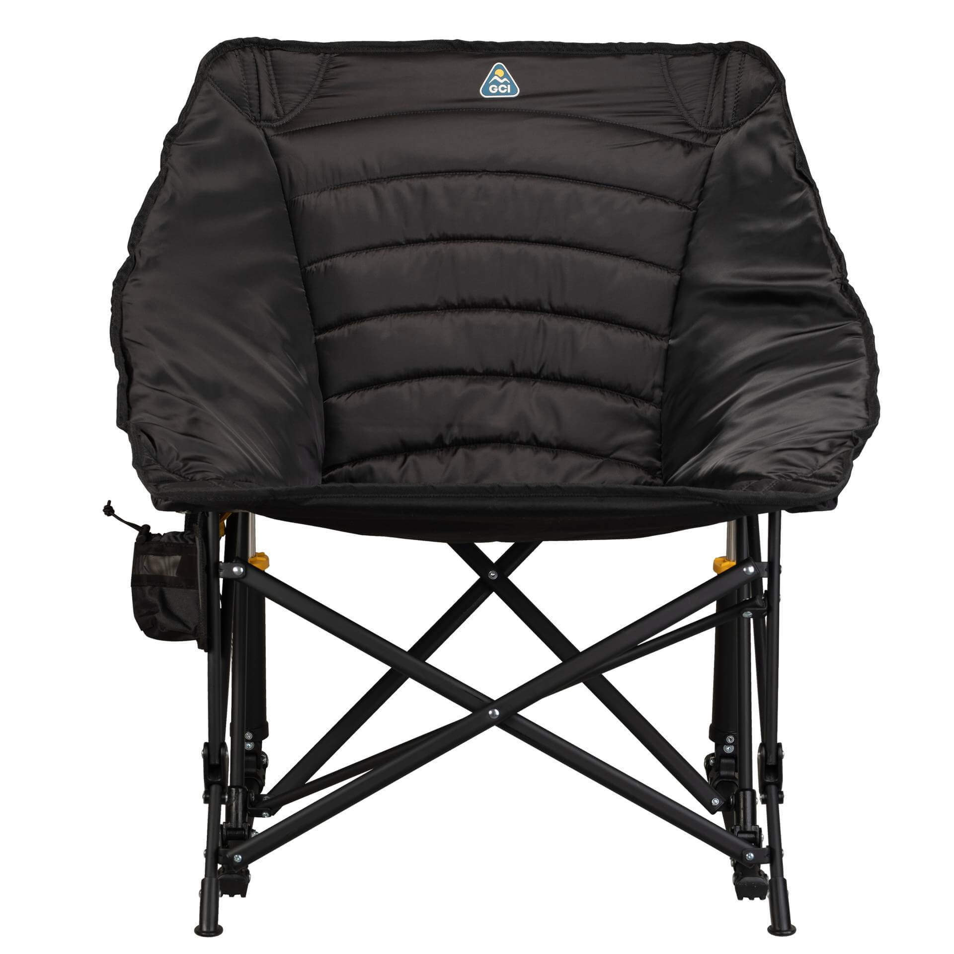 Smooth Motion Puff Rocker - Choice 731 - Heavy-Duty Kickback Rocker with Beverage Holder Detail